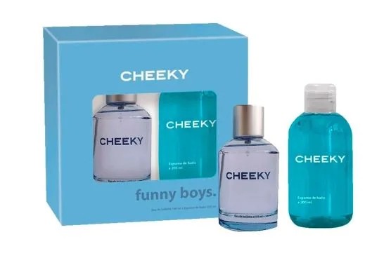 CHEEKY FUNNY BOYS (EDT X 100 ML+ ESPUM BAÑO X 200 ML) CAJA