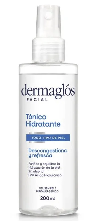 DERMAGLOS FACIAL SPRAY TONICO HIDRAT. X 200 ML